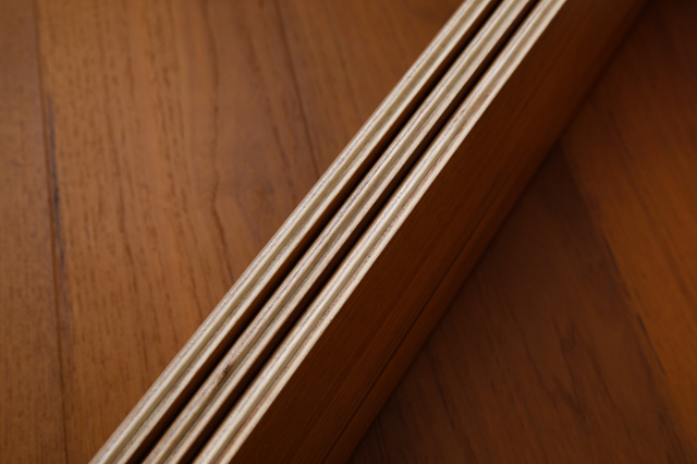 Pisos de madeira projetados de teca com bloqueio de folheado de madeira natural Pisos de madeira projetados multicamadas para ambientes internos