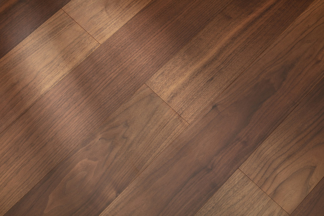 Pisos de madeira projetados internos para decoração de casa, comprimento de 1215 mm, grão de madeira, piso de madeira projetado moderno